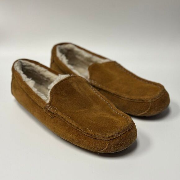 Koolaburra by UGG Tipton Men\'s Suede Slipper Chestnut Brown Size 10 main image 2